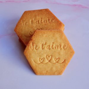 6 biscuits je t'aime