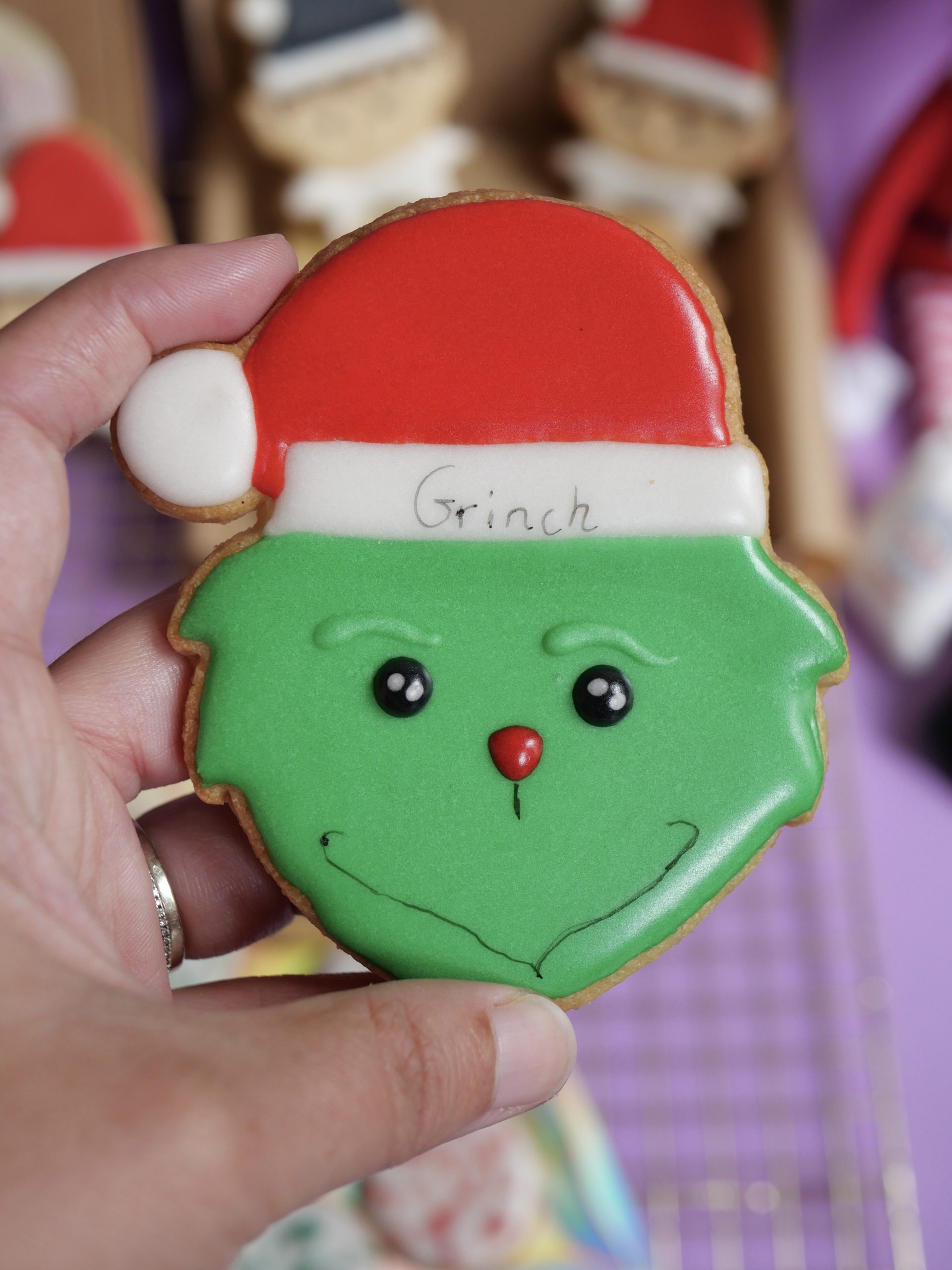 sablé glacé grinch sablé glacé grinch