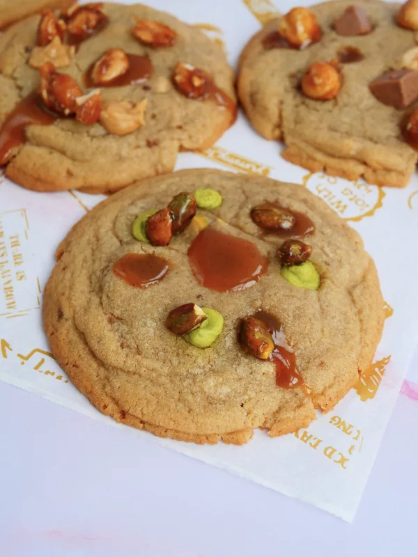 Cookie pistaches d'amour individuel
