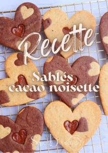 recette sablés cacao-noisette - Super beescuits