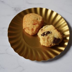 Sablés diamants orange confite chocolat noir