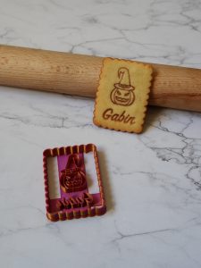emporte pièce halloween citrouille personnalisé - super beescuits