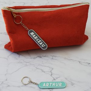 porte clés prénom personnalisé imprimé en 3d - superbeescuits