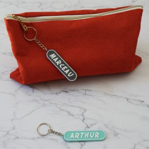 porte clés prénom personnalisé imprimé en 3d - superbeescuits