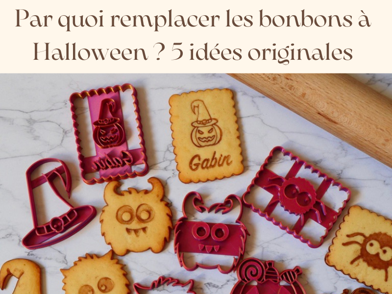 par quoi remplacer les bonbons à halloween - emporte pièces super beescuits