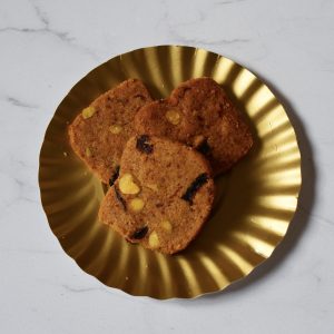 Biscuits pistaches cranberries