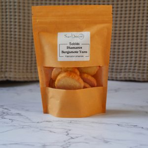 Sablés diamants bergamote yuzu