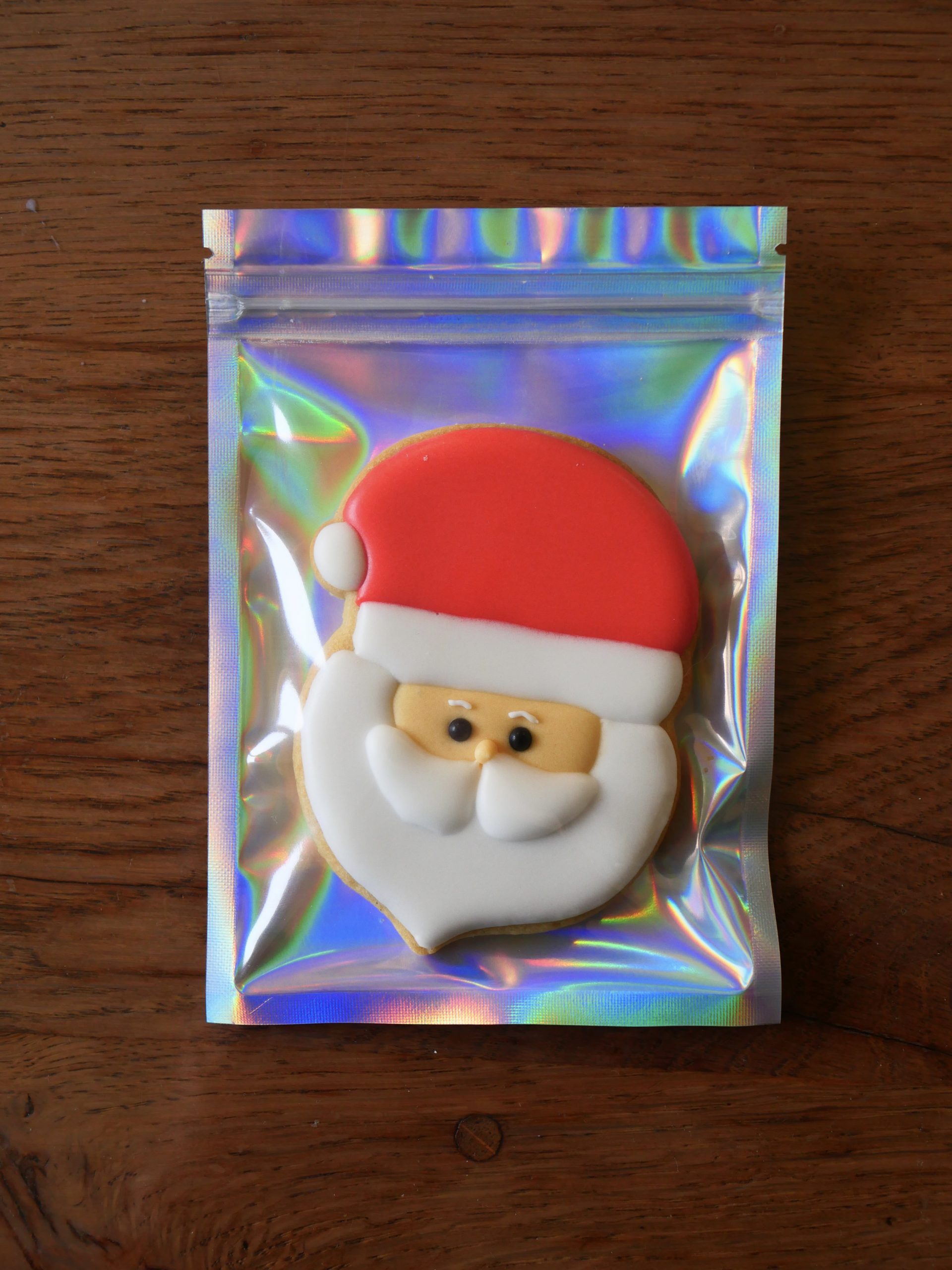 pere-noel-marque-place biscuit Père Noël marque place - superbeescuits